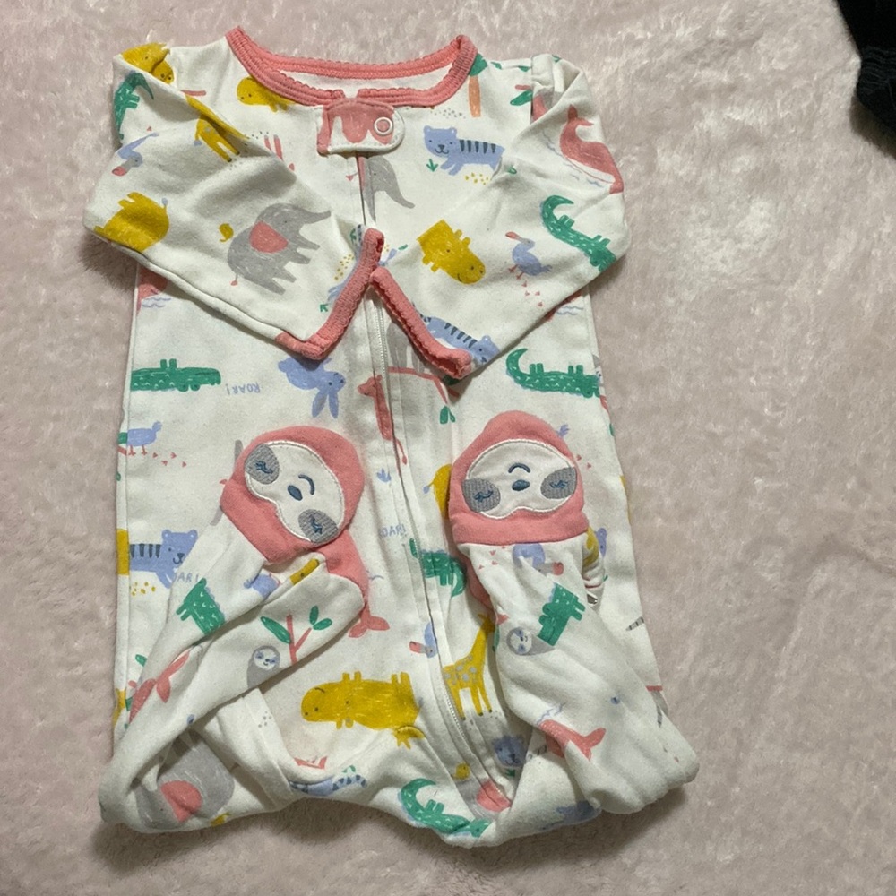Carters footed onesies